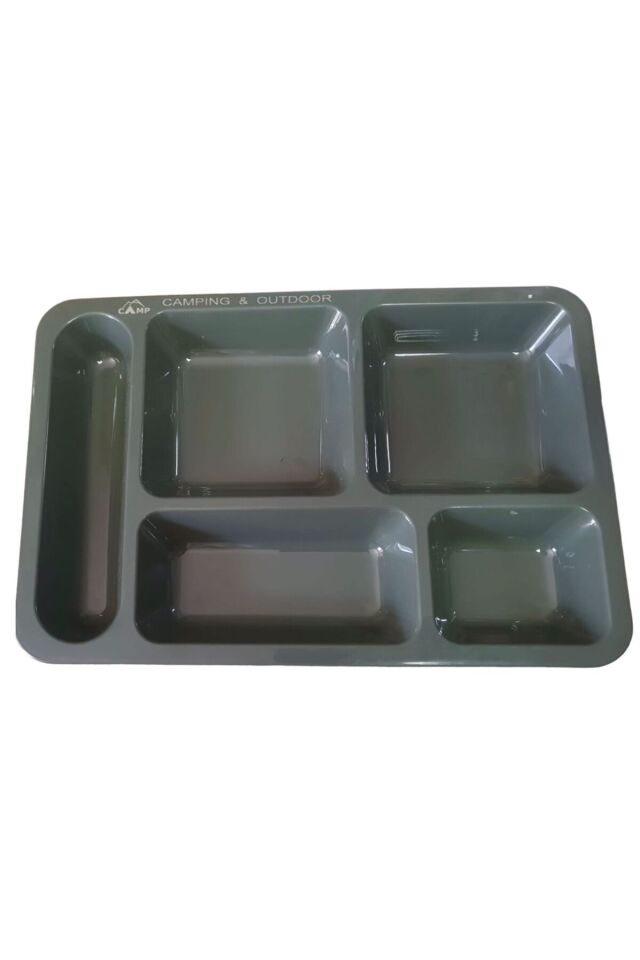 Polikarbon Kırılmaz Kamp Tabldot (10 Adet)