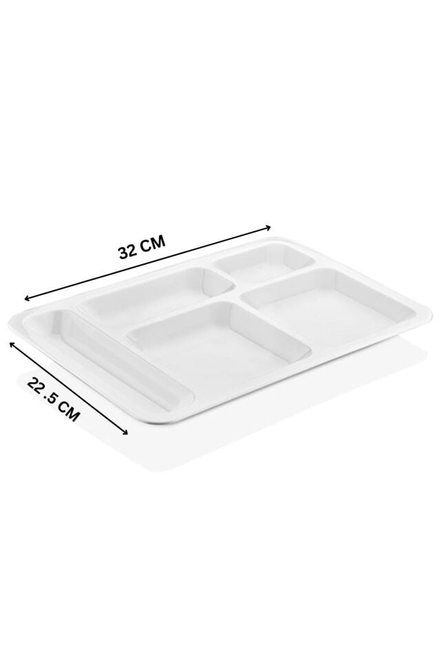 Polikarbon Kırılmaz Kamp Tabldot (10 Adet)