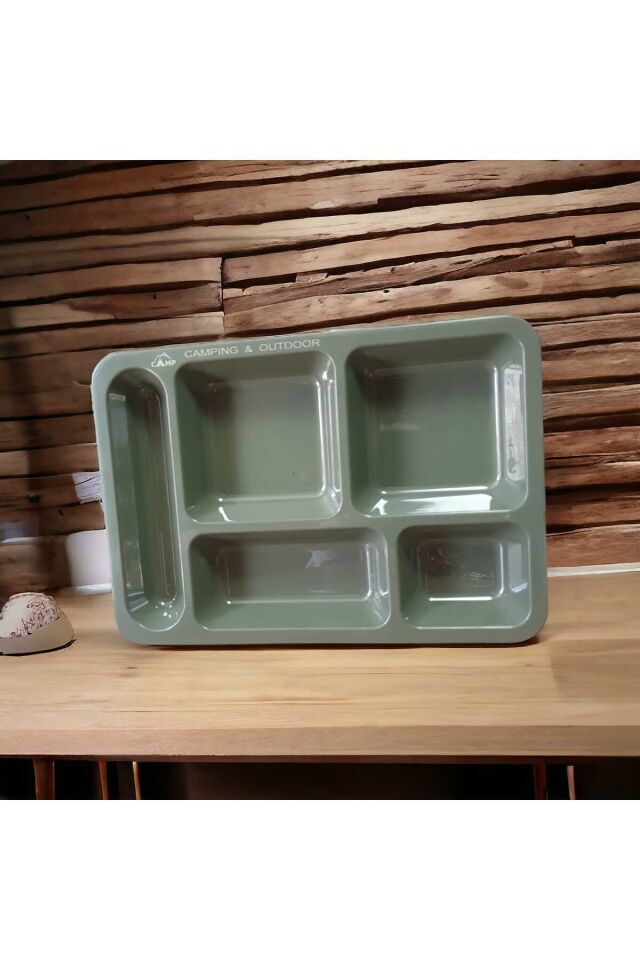 Polikarbon Kırılmaz Kamp Tabldot (4 Adet)