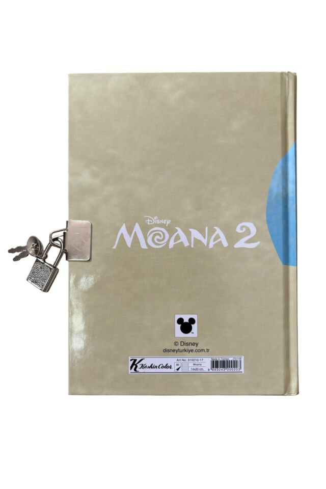 Keskin Color Moana Kilitli Hatıra Anı Defteri 14x20 cm – 80 Yaprak Sert Kapak