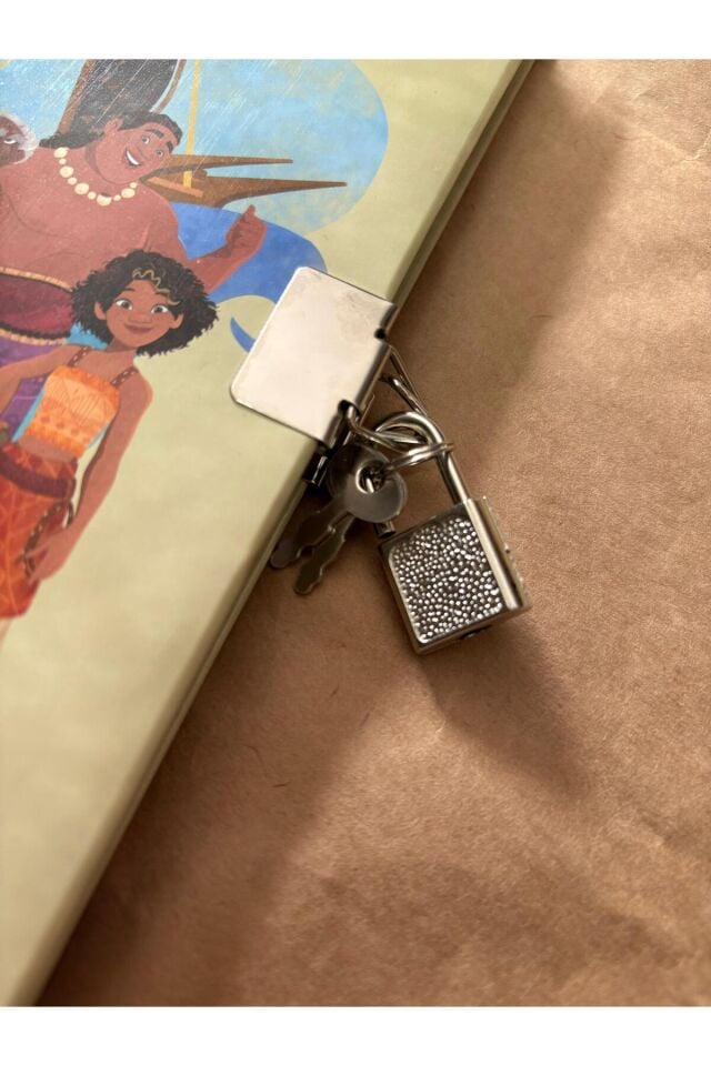 Keskin Color Moana Kilitli Hatıra Anı Defteri 14x20 cm – 80 Yaprak Sert Kapak