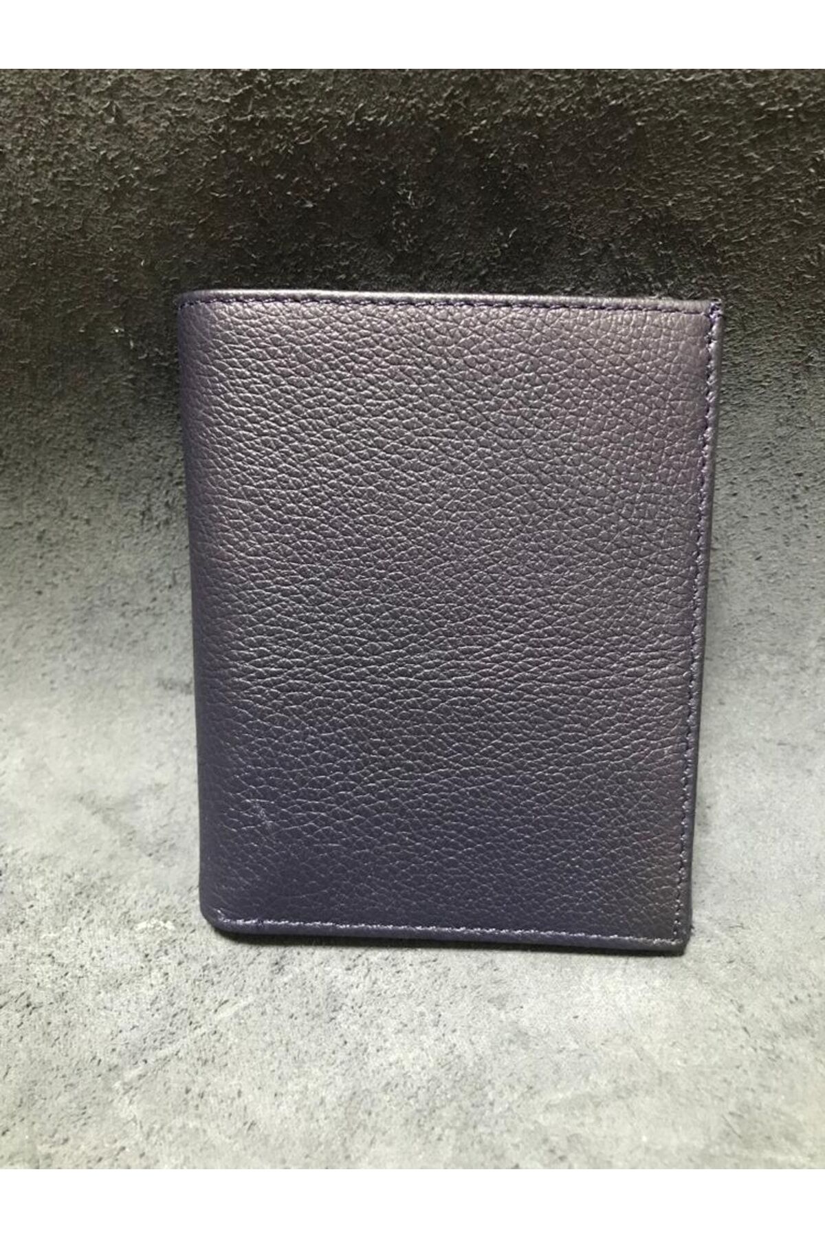 Hakiki Deri Dikey Cüzdan