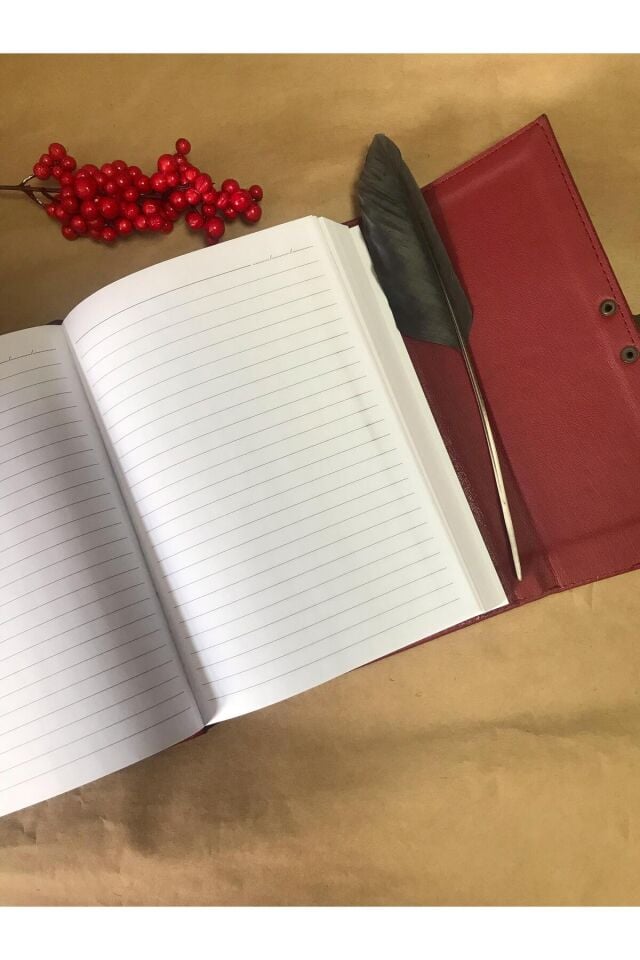 Atakids Lizy Vintage Deri Hediyelik, Vip Defter ve Kalem Seti