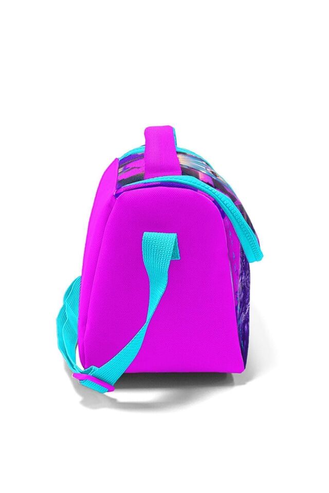 11874 KIDS PEMBE SU YEŞİLİ RENK GEÇİŞLİ THERMO BESLENME ÇANTASI Pembe Turkuaz