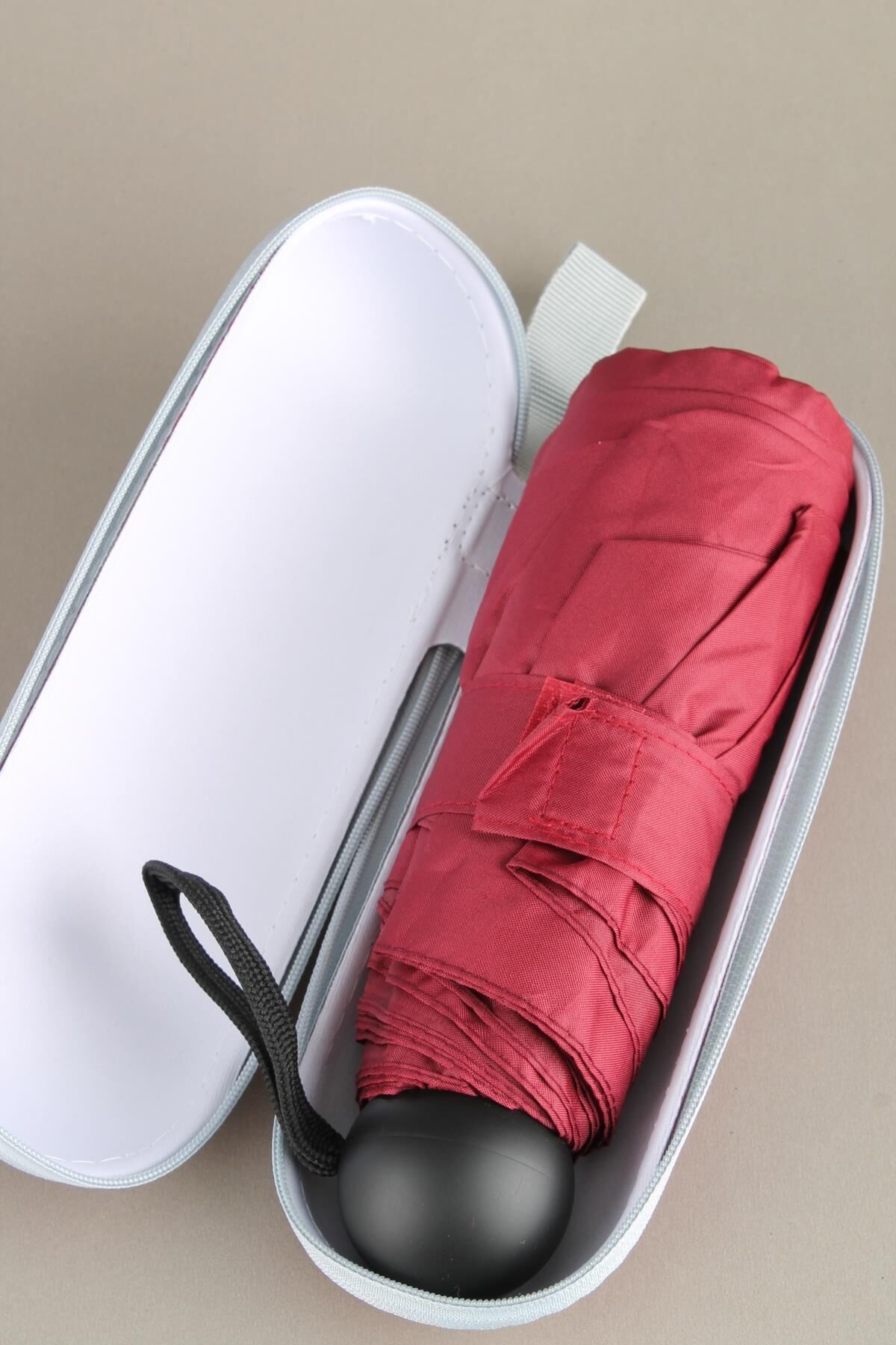 Marlux Mini Süper Çantalı Fermuarlı Kılıflı Rüzgar Koruma 8 Fiber Telli Kapsül Şemsiye