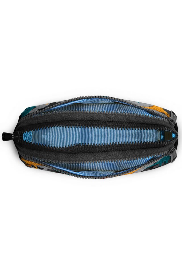 Kids Turuncu Üç Bölmeli Kalem Çantası 22023 Dinazor